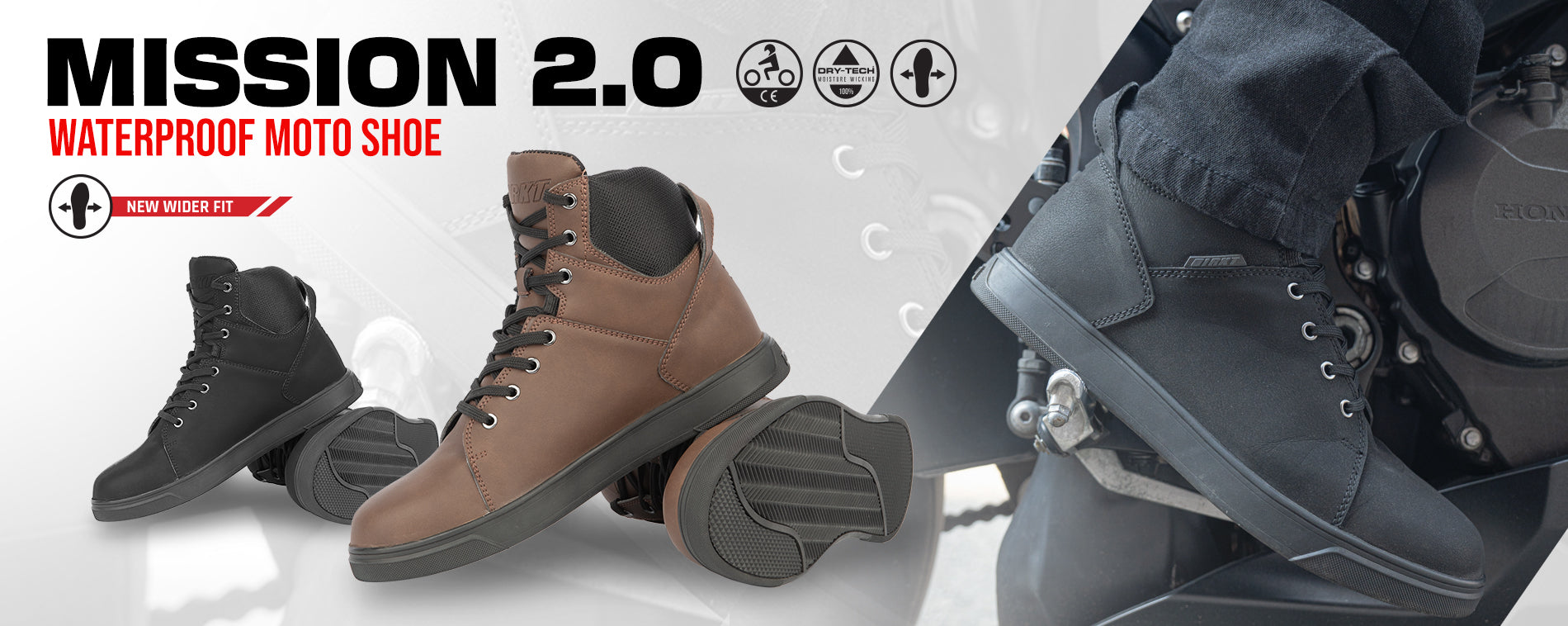 New For 2025 // Mission™ 2.0 Moto Shoe: Built From Rider Feedback